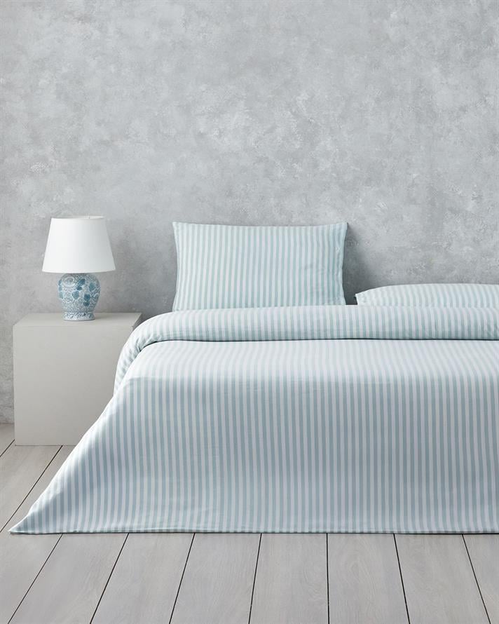 Soft Streaks İpliği Boyalı Çift Kişilik Nevresim Takımı 200x220 cm Yeşil