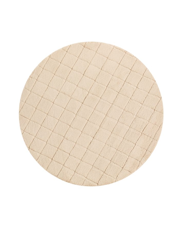 Soft Touch Rabbit Pelüş Halı 120 cm Bej