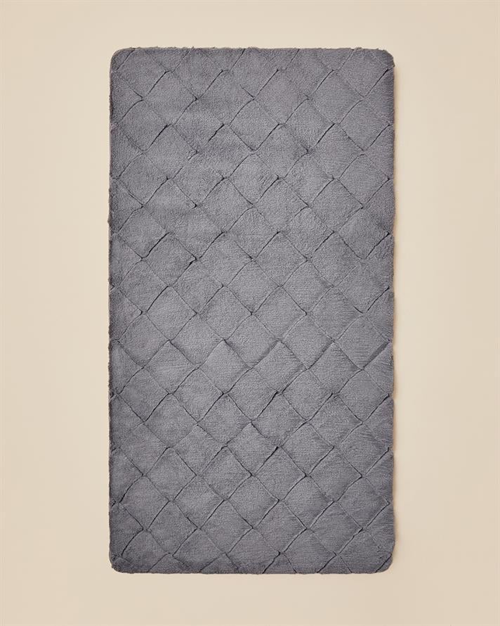 Soft Touch Rabbit Pelüş Halı Antrasit