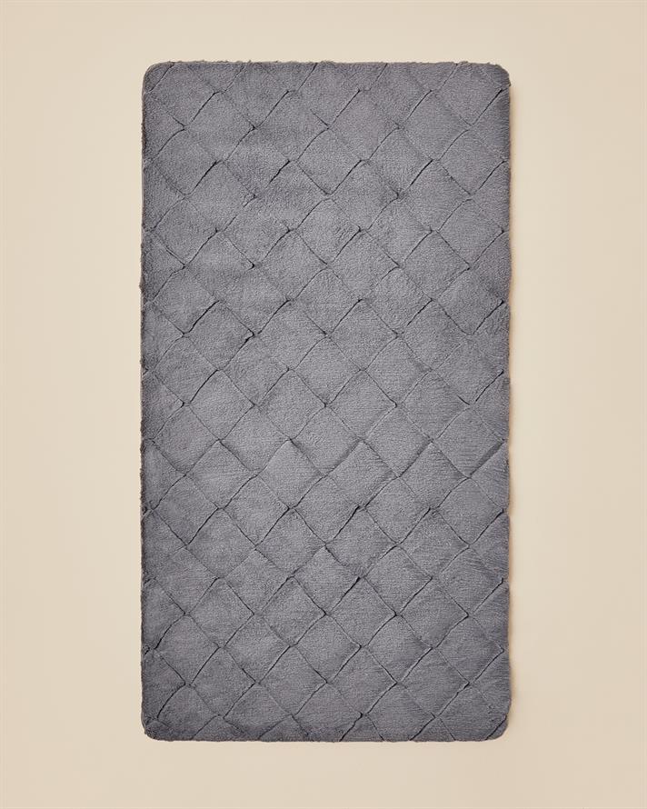 Soft Touch Rabbit Pelüş Halı Antrasit