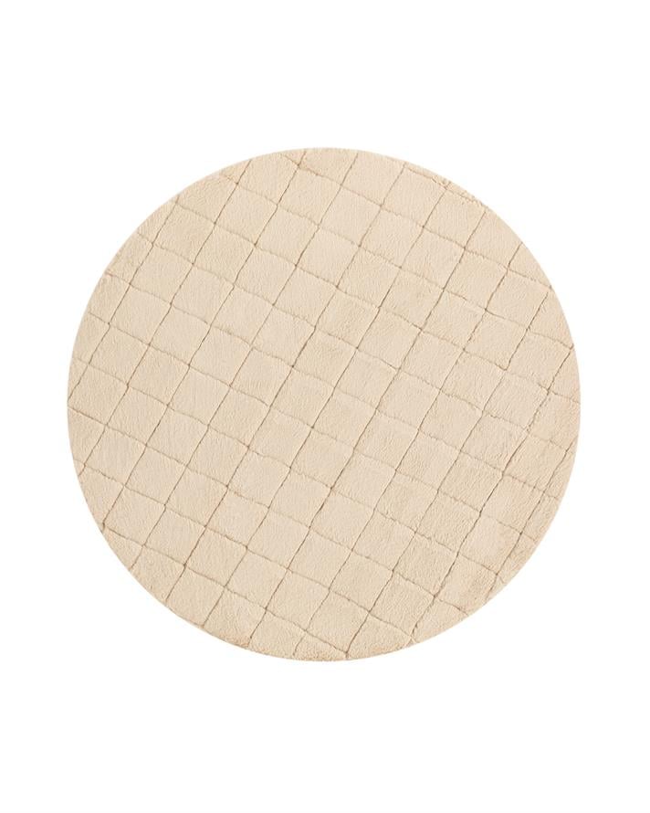 Soft Touch Rabbit Pelüş Halı Bej