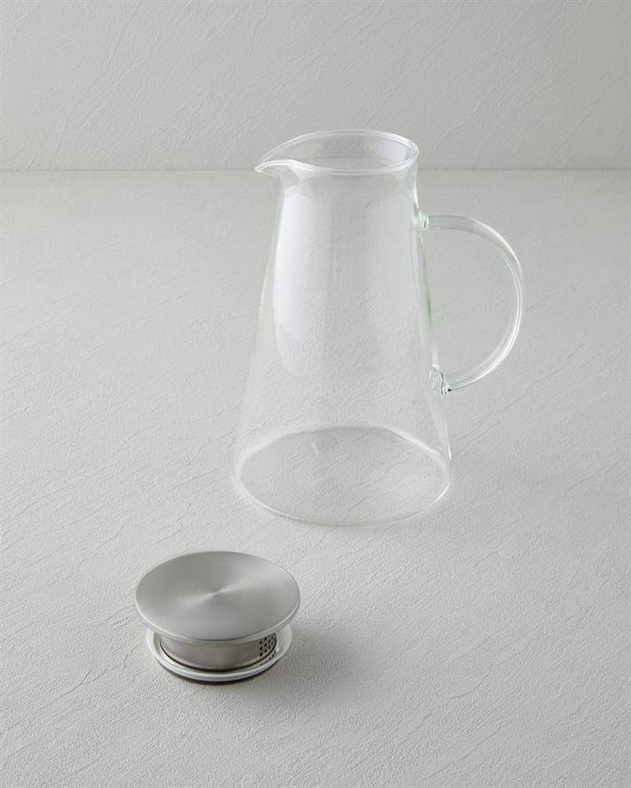 Solin Cam Sürahi 1800 ml Şeffaf