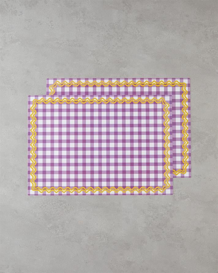 Sommertanz Polipropilen 2li Amerikan Servis 29x42 cm Mor