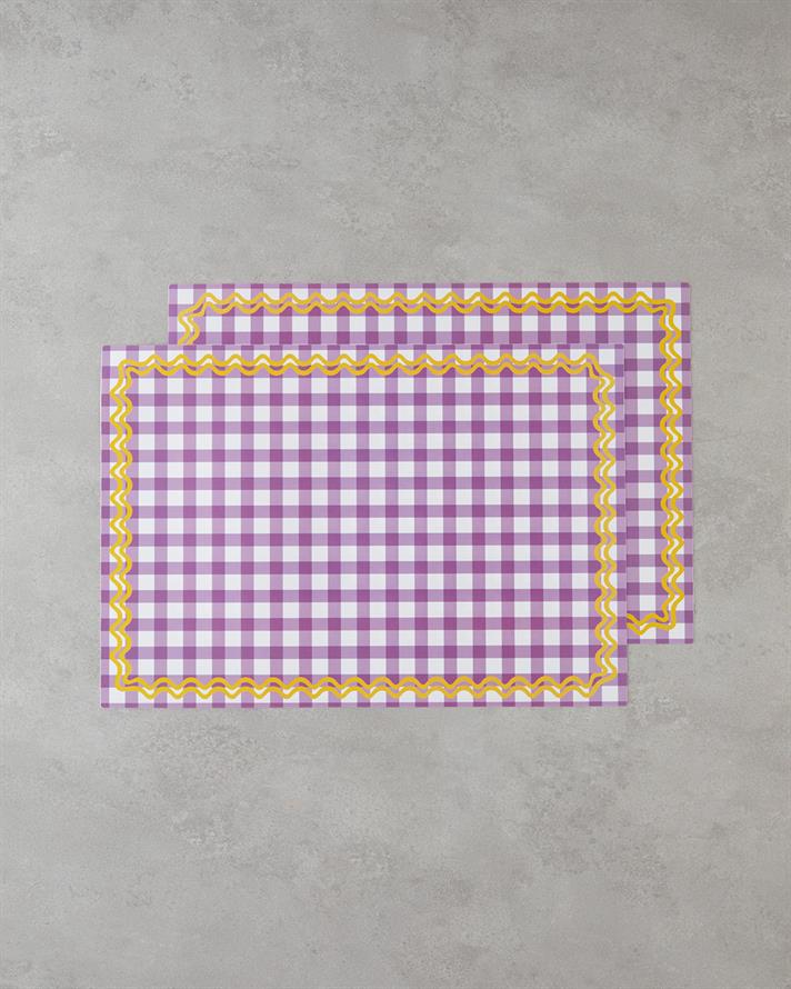 Sommertanz Polipropilen 2li Amerikan Servis 29x42 cm Mor