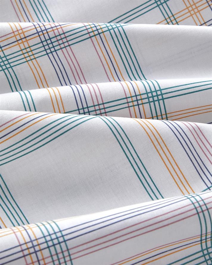 Spektrum Line Pamuklu Çift Kişilik Nevresim Seti 200x220 cm Yeşil-Mavi