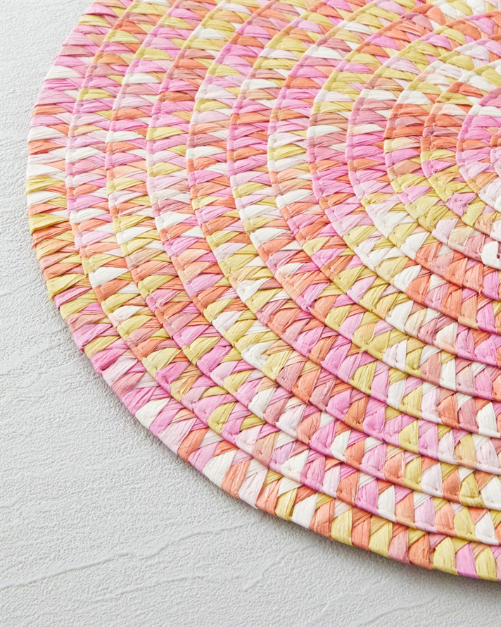 Spinora Kağıt 2li Amerikan Servis 38 cm Pembe - Turuncu