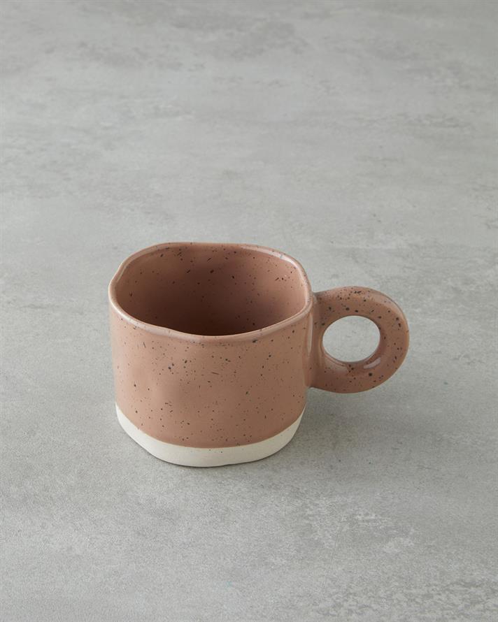 Splashy Stoneware Kupa 300 ml Açık Kahverengi