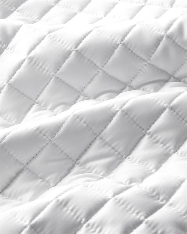 Splendor Saten Çift Kişilik Yatak Örtüsü Takımı 200x220 cm Beyaz