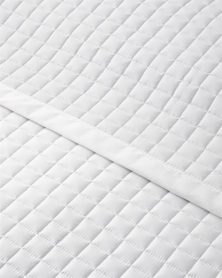 Splendor Saten King Size Yatak Örtüsü Takımı 240x220 cm Beyaz