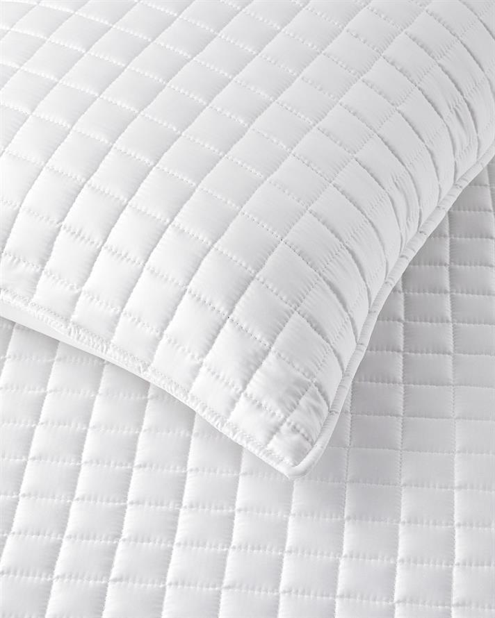 Splendor Saten King Size Yatak Örtüsü Takımı 240x220 cm Beyaz