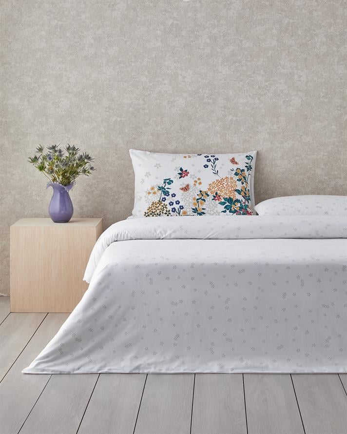 Spring Awakening Çift Taraflı Pamuklu Tek Kişilik Nevresim Seti 160x220 cm Yeşil – Kırmızı