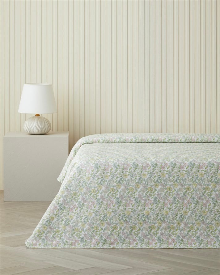 Spring Garden Çift Kişilik Pike 200x220 cm Yeşil