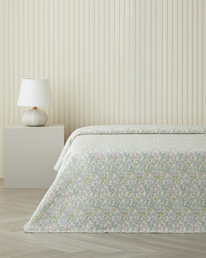 Spring Garden Çift Kişilik Pike 200x220 cm Yeşil