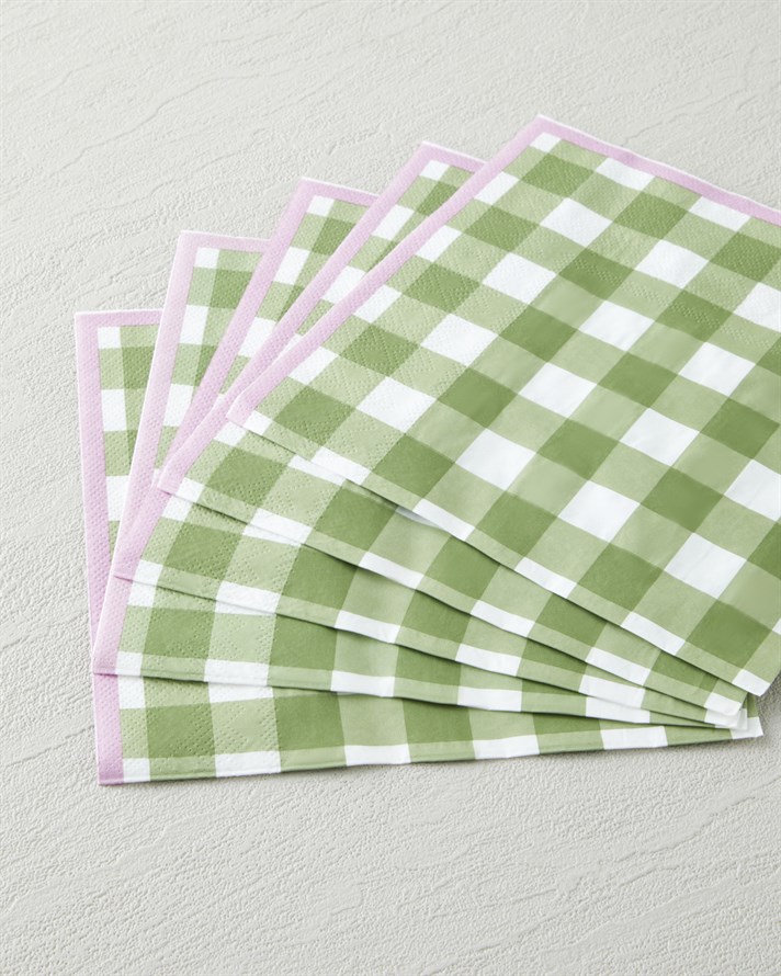 Springlane Kağıt 20li Kağıt Peçete 33x33 cm Yeşil