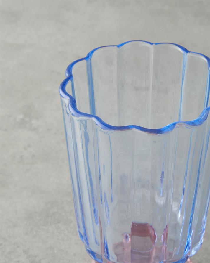 Springtime Cam 3lü Bardak 280 ml Mavi - Pudra