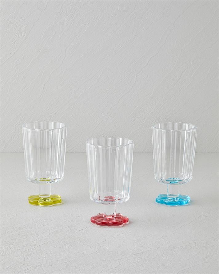 Springtime Cam 3lü Bardak 280 ml Renkli