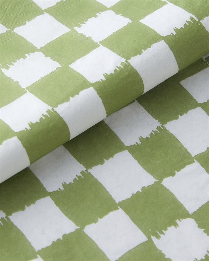 Squarify Green Kağıt 20li Kağıt Peçete 33x33 cm Yeşil