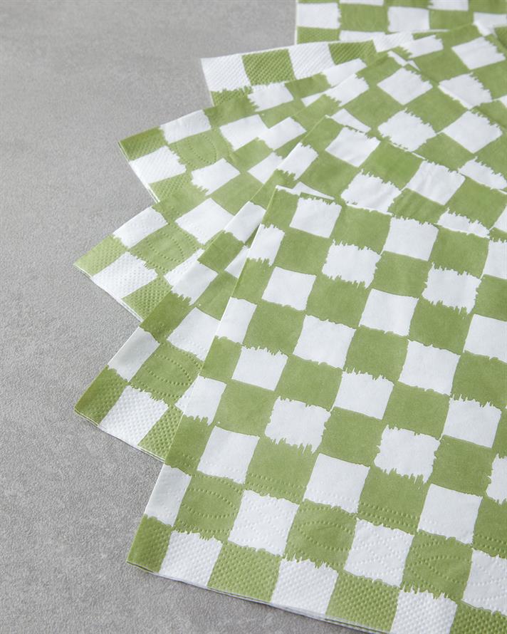 Squarify Green Kağıt 20li Kağıt Peçete 33x33 cm Yeşil