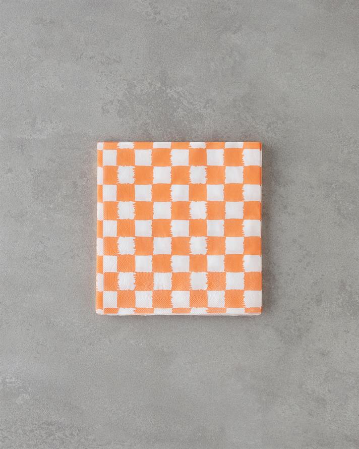 Squarify Orange Kağıt 20li Kağıt Peçete 33x33 cm Sarı