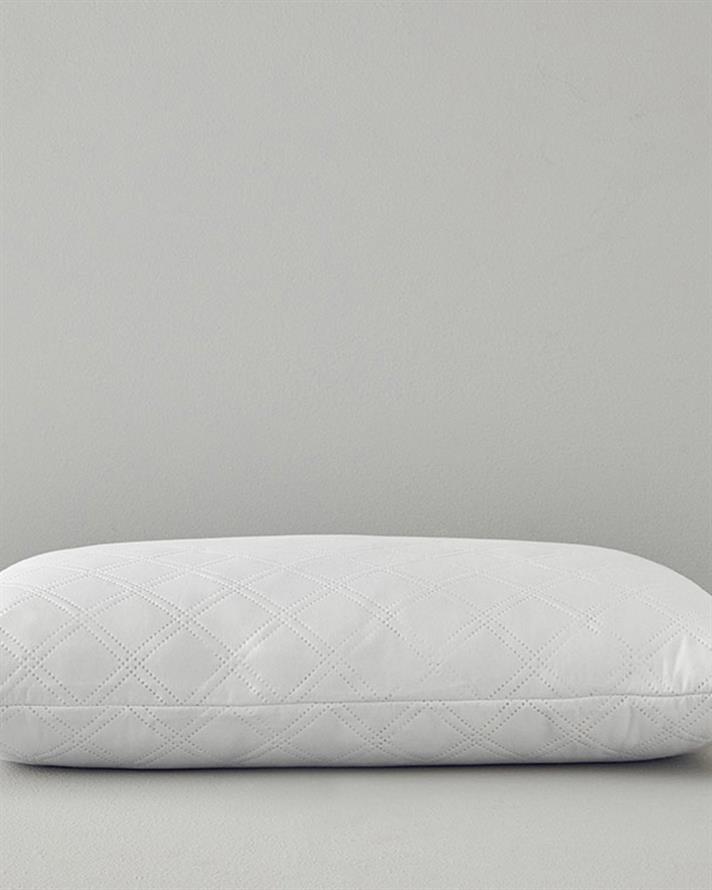 Star Kapitoneli Yastık Kıoruyucu 50x70 cm Beyaz