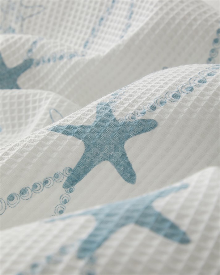 Starfish Tek Kişilik Pike 150x220 cm Mavi