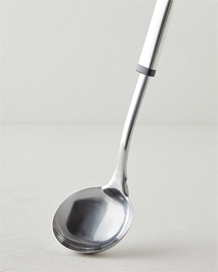 Steel Force Paslanmaz Çelik Kepçe 30 cm Siyah - Gri