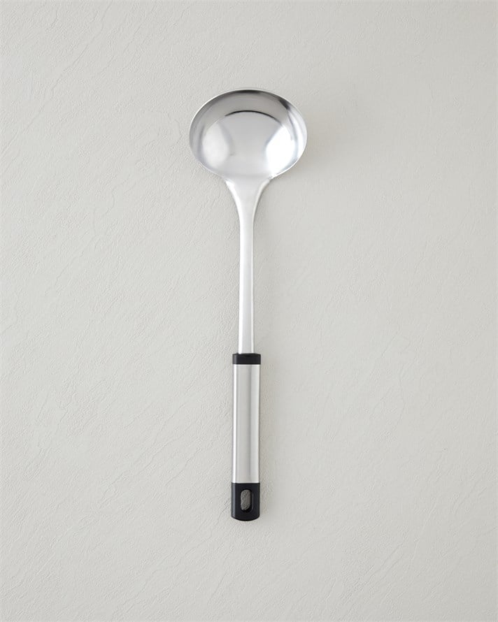 Steel Force Paslanmaz Çelik Kepçe 30 cm Siyah - Gri