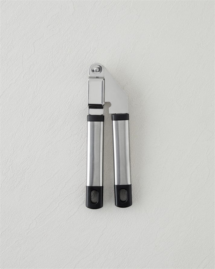 Steel Force Paslanmaz Çelik Sarımsak Ezici 18,5 cm Siyah - Gri