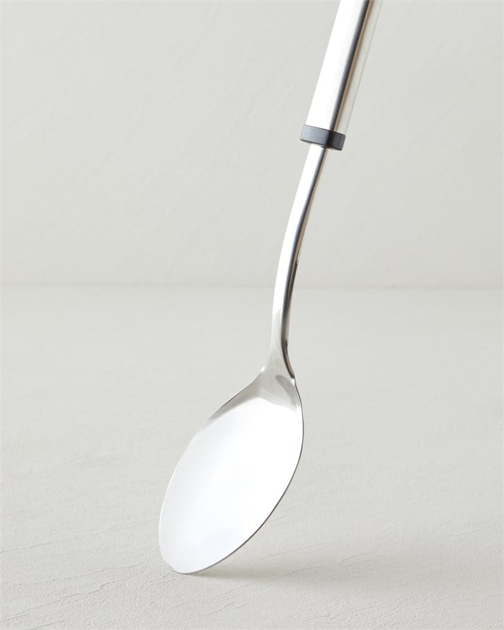 Steel Force Paslanmaz Çelik Servis Kaşığı 34x7,2 cm Siyah - Gri