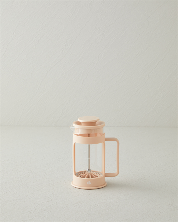 Stella Borosilikat French Press 360 ml Açık Pembe