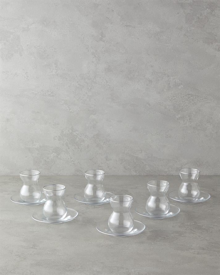 Stellar Cam 12 Parça 6 Kişilik Çay Seti 140 ml Silver