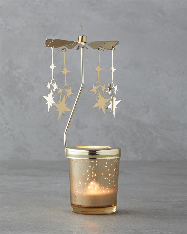 Stena Mumluk 6,5x6,5x15 cm Gold