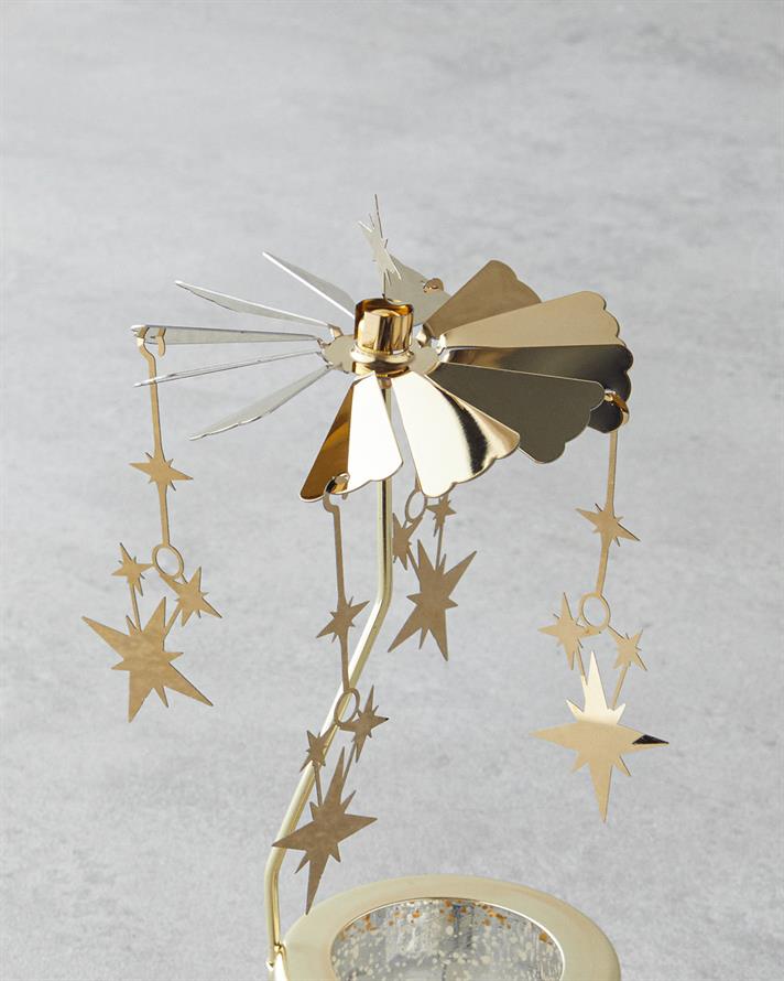 Stena Mumluk 6,5x6,5x15 cm Gold