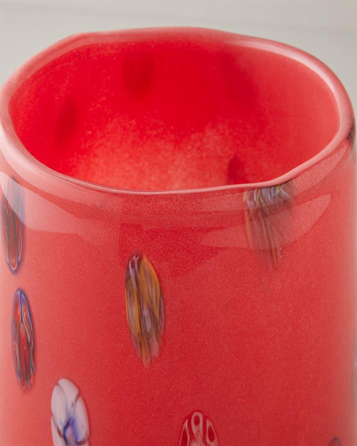 Stery Vazo 25 cm Kırmızı