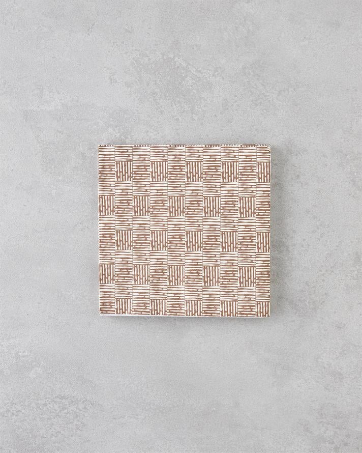 Straw Line Kağıt 20li Kağıt Peçete 33x33 cm Kahverengi