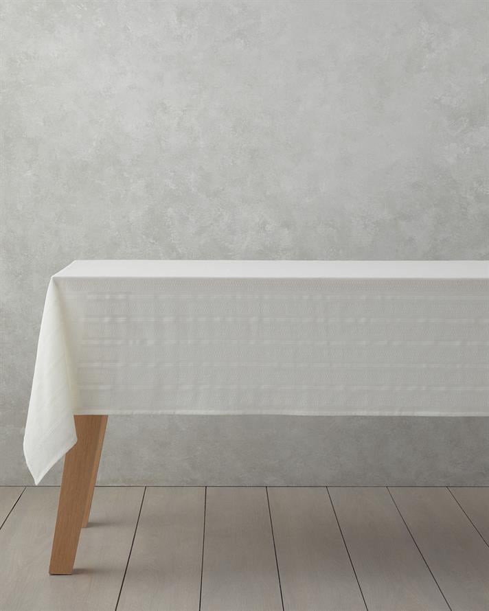 Strides Pamuk Masa Örtüsü 140x200 cm Krem