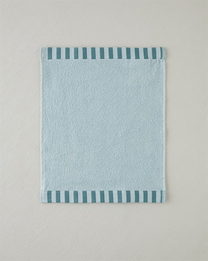 Stripe Edge Pamuk El Havlusu 30x40 cm Mint