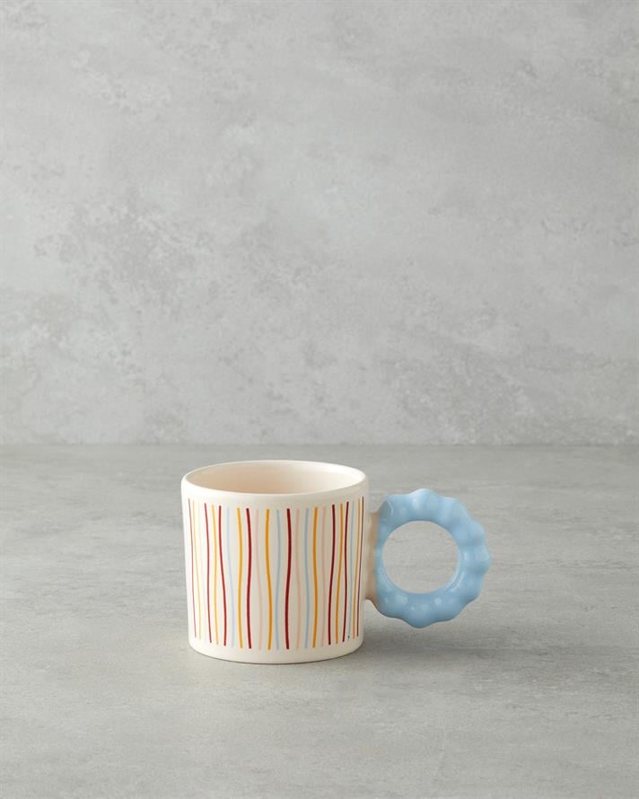 Stripe Flow Seramik Kupa 260 ml Renkli