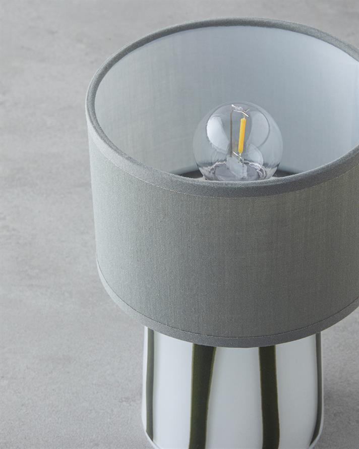 Stripes Dekoratif Aydınlatma 13x20 cm Yeşil