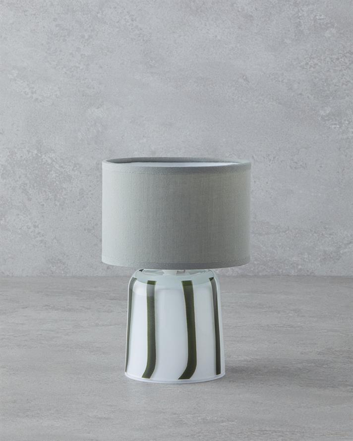 Stripes Dekoratif Aydınlatma 13x20 cm Yeşil