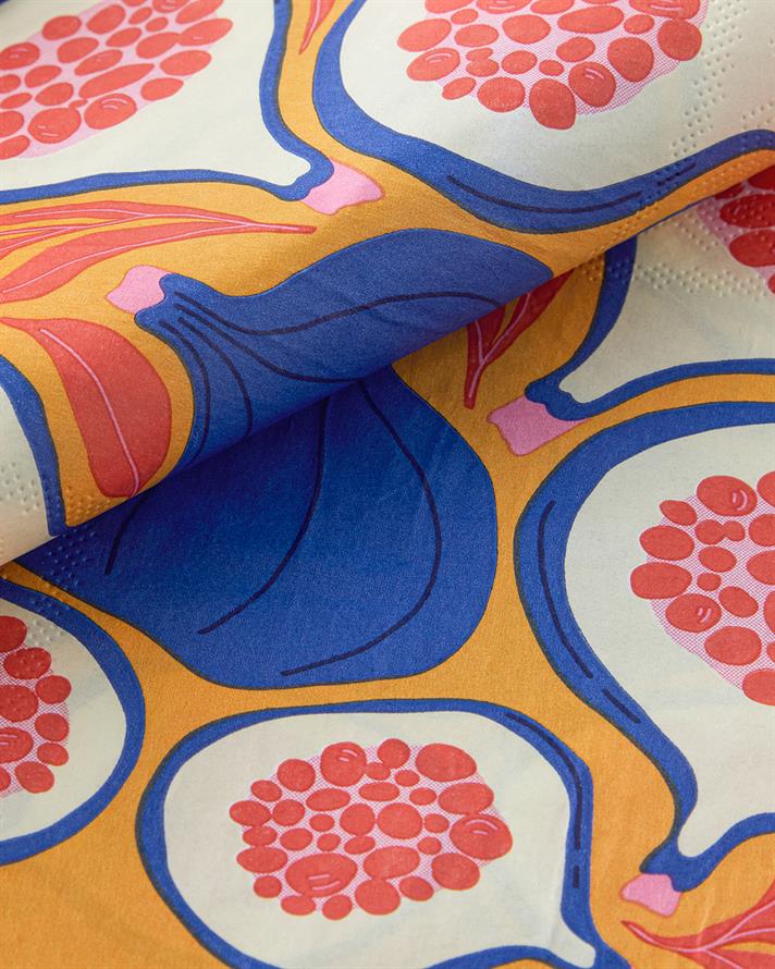 Summer Fig 20li Kağıt Peçete 33x33 cm Turuncu