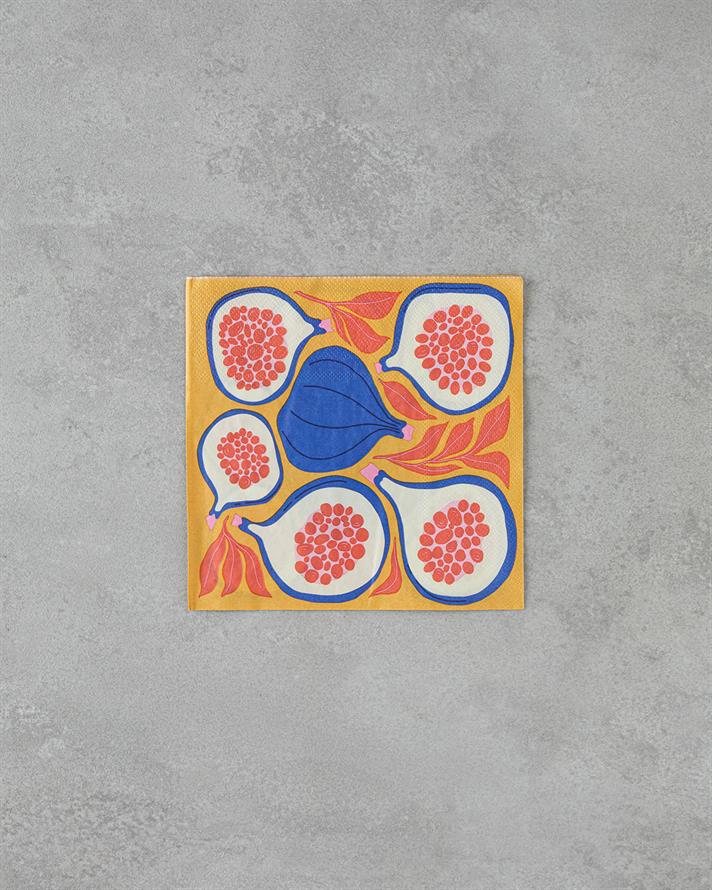 Summer Fig 20li Kağıt Peçete 33x33 cm Turuncu