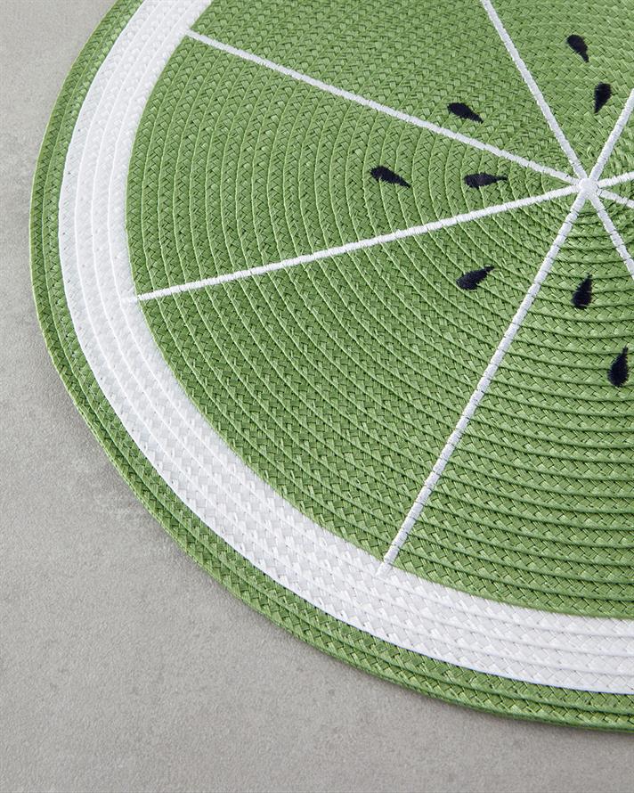 Summer Kiwi PP 2li Amerikan Servis 38 cm Yeşil