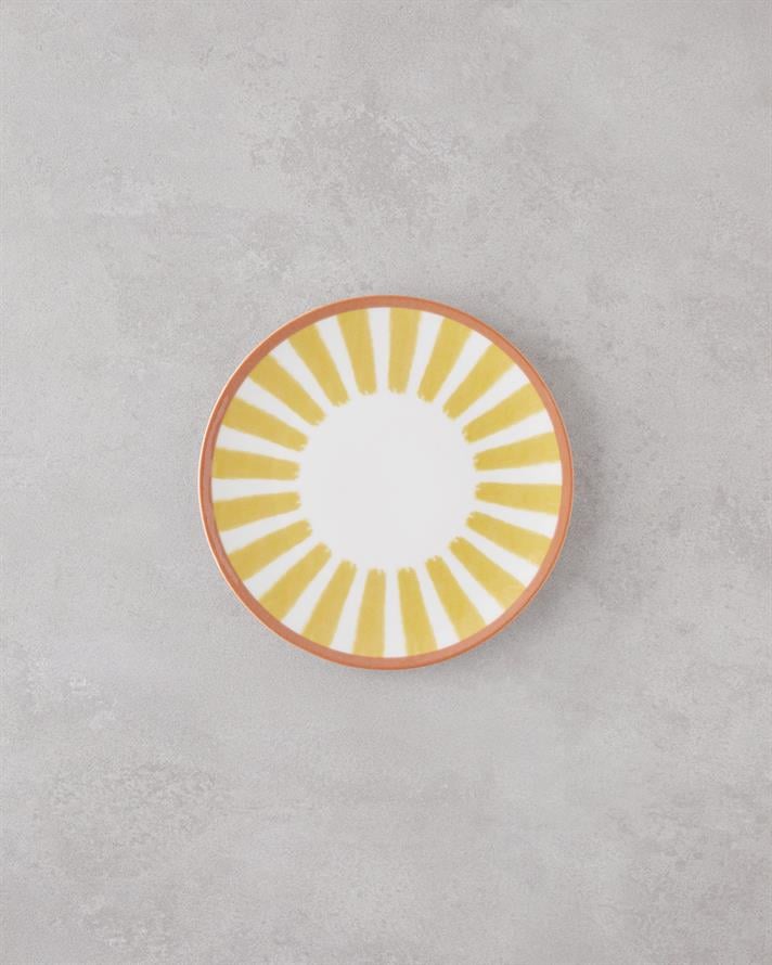 Summer Lines Porselen Kahvaltı ve Sunum Seti 18 Parça 6 Kişilik Renkli