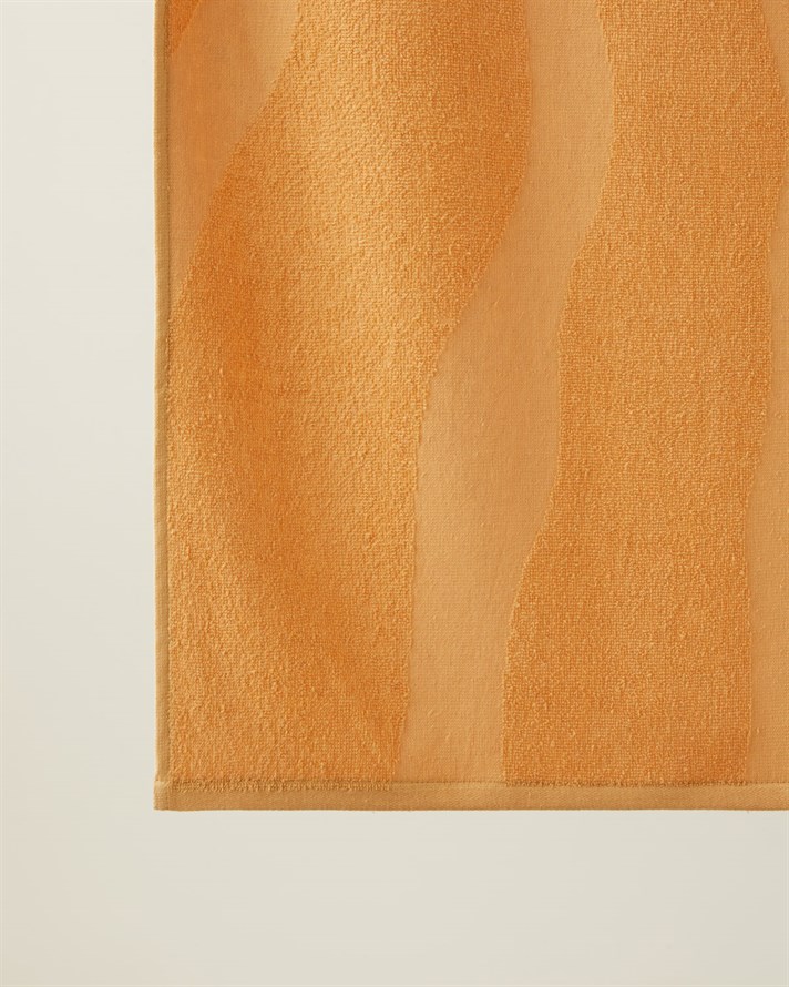 Sunbeam Pamuk Plaj Havlusu 70x140 cm Turuncu