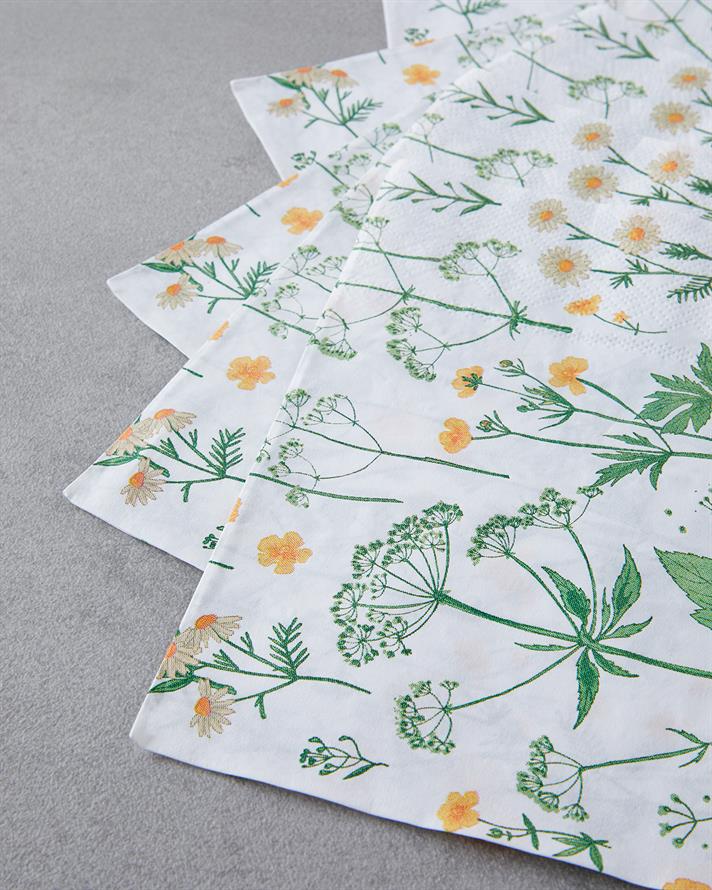 Sunleaf Kağıt 20li Kağıt Peçete 33x33 cm Renkli