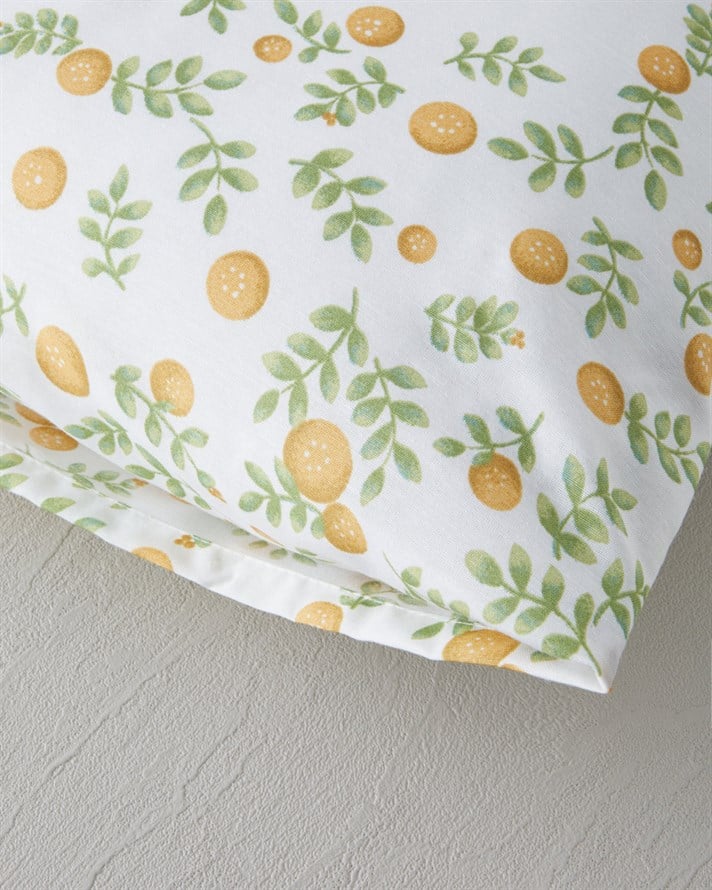 Sunleaf Kolay Ütülenir 2li Yastık Kılıfı 50x70 cm Sarı-Yeşil