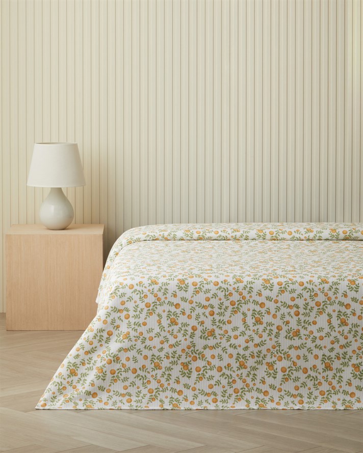 Sunleaf Tek Kişilik Pike 150x220 cm Sarı