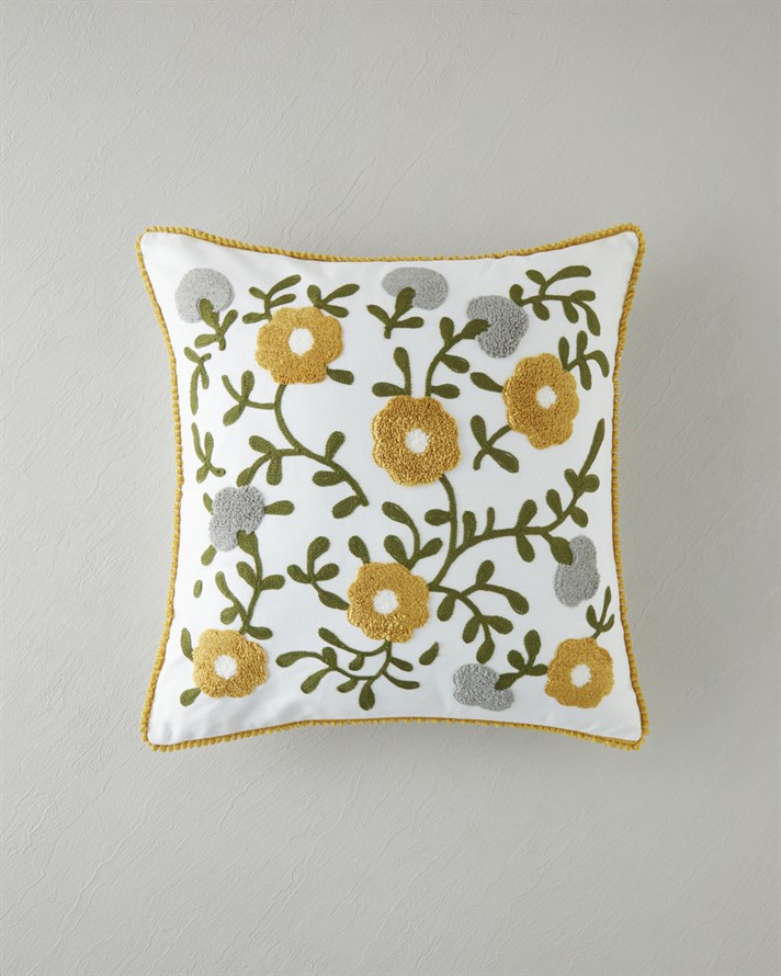 Sunny Bloom Kırlent Kılıfı 45x45 cm Multicolor