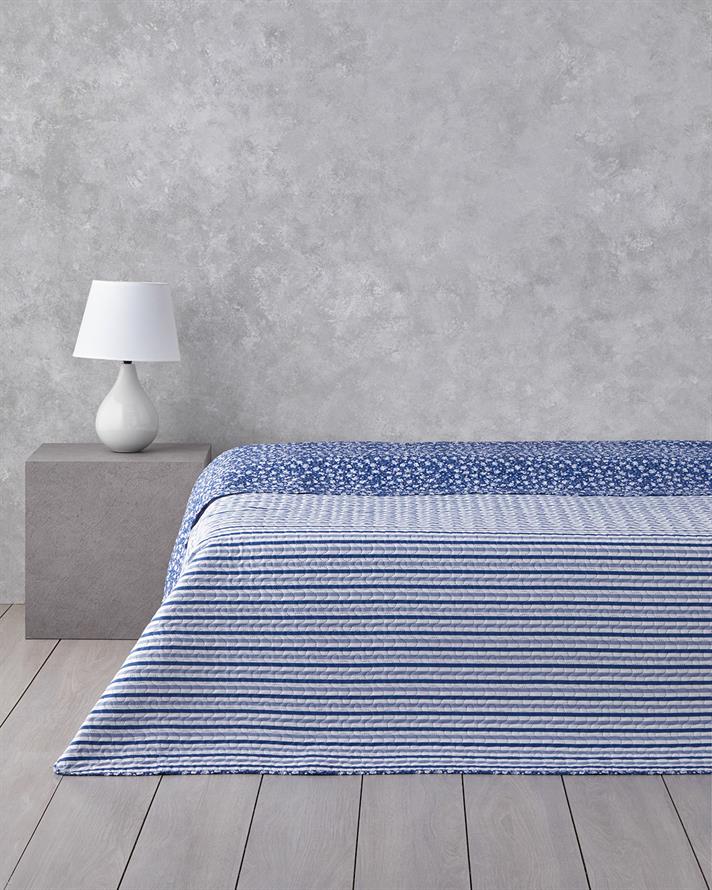 Sunrose King Size Çok Amaçlı Örtü 240x220 cm Mavi